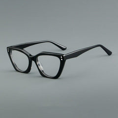 Ru Vintage Acetate Glasses Frame Rectangle Frames Southood Black