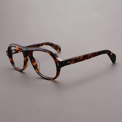 Russell Vintage Acetate Eyeglasses Frame Aviator Frames Southood Leopard