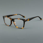 Ruud Vintage Acetate Glasses Frame Rectangle Frames Southood Leopard