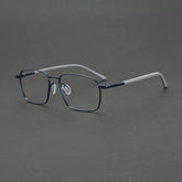 Ryan Ultralight Titanium Glasses Frame Rectangle Frames Southood Blue
