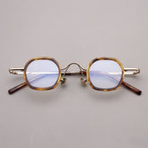 Sal Retro Acetate Glasses Frame Rectangle Frames Southood Leopard