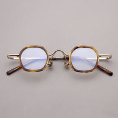 Sal Retro Acetate Glasses Frame Rectangle Frames Southood Leopard