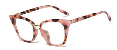 Sallie Cat Eye Optical Glasses Frames Cat Eye Frames Southood C16 pink leopard