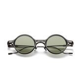 SB Round Titanium Glasses Frame With Magnetic Sunglasses Clips Round Frames Southood Coffe