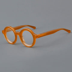 Sean Retro Round Acetate Glasses Frame Round Frames Southood Orange 