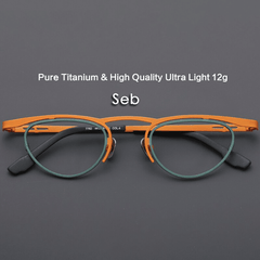 Seb Titanium Cat Eye Glasses Frame Cat Eye Frames Southood C4Orange