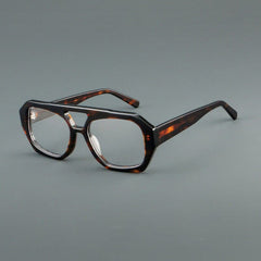 Seely Retro Rectangle Acetate Glasses Frame Aviator Frames Southood Tortoiseshell