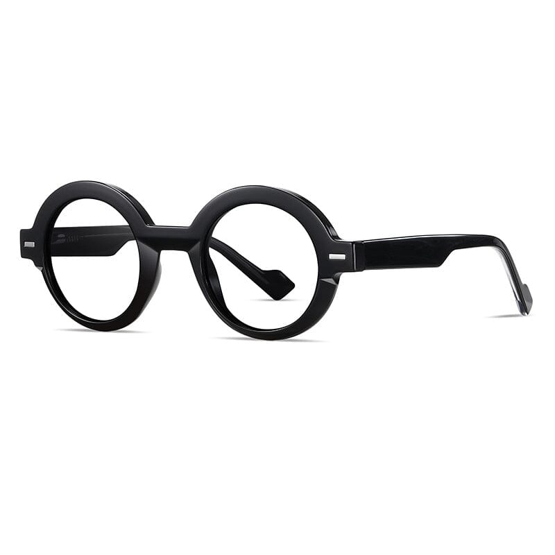 Selig Vintage TR90 Round Eyeglasses Round Frames Southood Black 