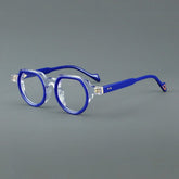 Senn Vintage Geometric Acetate Glasses Frame Geometric Frames Southood Blue