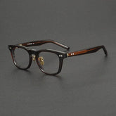 Sinner Vintage Acetate Eyeglasses Frame Rectangle Frames Southood Dark Tea Gold