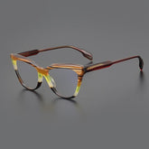 Sparke Acetate Cat Eye Glasses Frame Cat Eye Frames Southood Brown Yellow