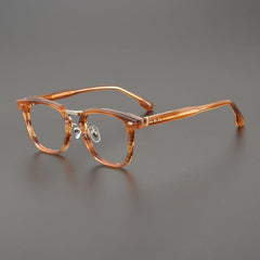 Sped Acetate Square Glasses Frame Rectangle Frames Southood Stripe Orange
