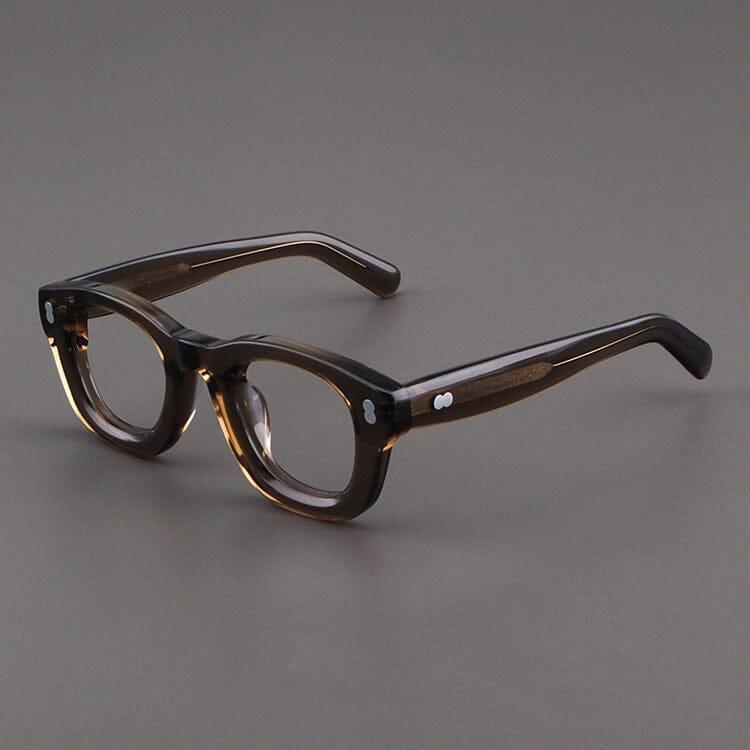 Starr Vintage Acetate Glasses Frame Oval Frames Southood Grey Green
