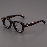 Starr Vintage Acetate Glasses Frame Oval Frames Southood leopard