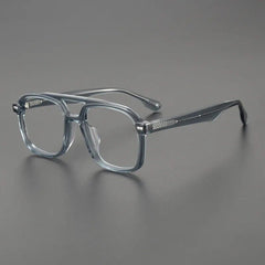 Stiles Vintage Acetate Glasses Frame Aviator Frames Southood Transparent Blue