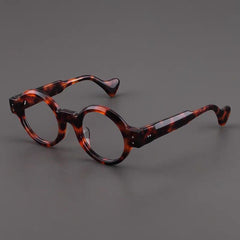 Stiles Vintage Acetate Glasses Frame Round Frames Southood Leopard