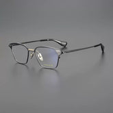 Stoc Vintage Square Titanium Glasses Frame Rectangle Frames Southood Gun