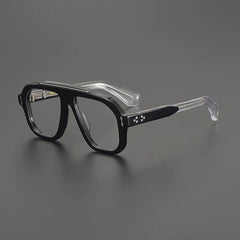 Swayn Retro Aviator Glasses Frame Geometric Frames Southood Black Clear