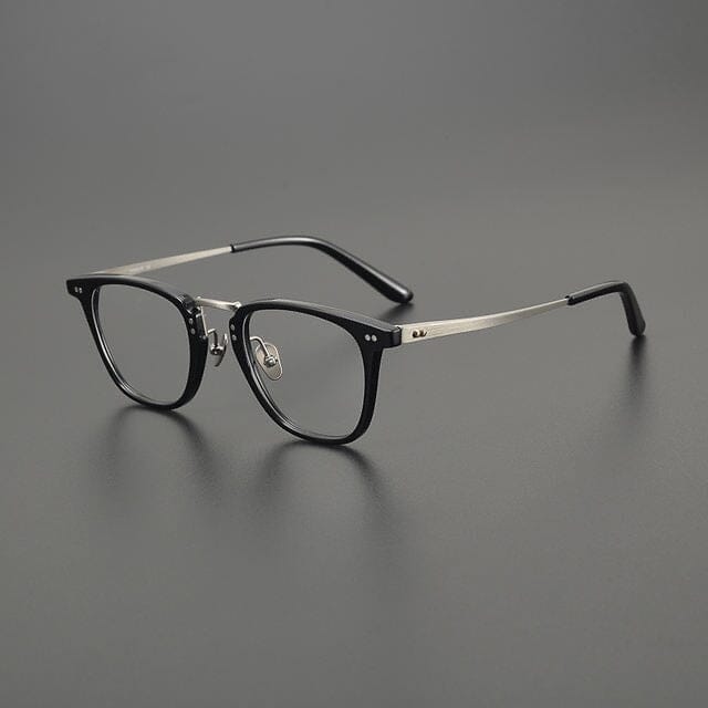 TAB Business Acetate Glasses Frame Rectangle Frames Southood Black