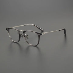 TAB Business Acetate Glasses Frame Rectangle Frames Southood Clear Gray