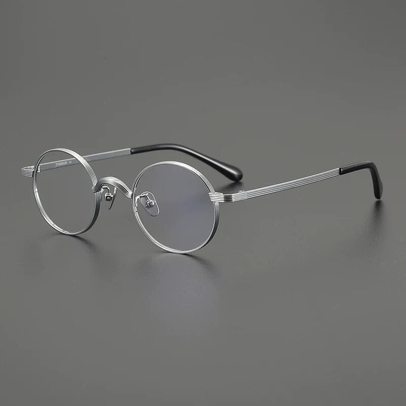 Takuya Titanium Handmade Glasses Frame Round Frames Southood Silver