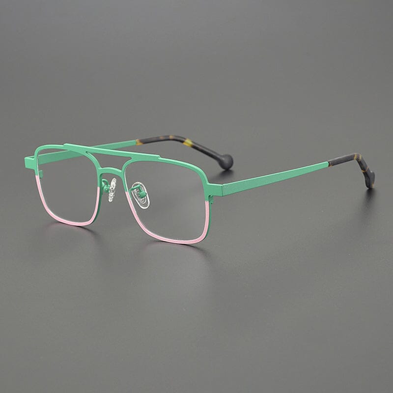 Talat Pilot Titanium Glasses Frame Aviator Frames Southood Green