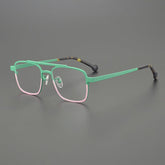 Talat Pilot Titanium Glasses Frame Aviator Frames Southood Green