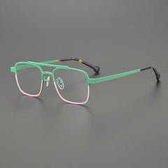 Talat Pilot Titanium Glasses Frame Aviator Frames Southood Green