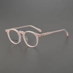 Tarran Round Acetate Glasses Frame Round Frames Southood Pink
