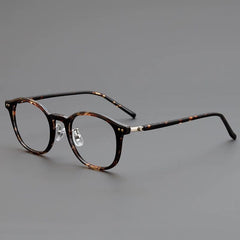 Taylor TR90 Vintage Eyeglass Frame Oval Frames Southood Leopard