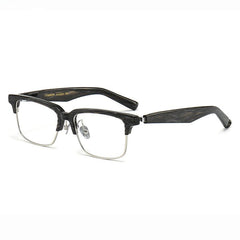 Tem Trend Acetate Glasses Frame Rectangle Frames Southood Grey stripe 