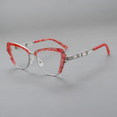 Tide Retro Cat Eye Glasses Frame Cat Eye Frames Southood Red