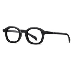 Tilford Vintage TR90 Oavl Eyeglasses Oval Frames Southood Black