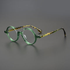 Tillis Acetate Vintage Handmade Round Glasses Frame Round Frames Southood Green 