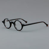 Tim Punk Retro Round Optical Acetate Glasses Frame Round Frames Southood Leopard
