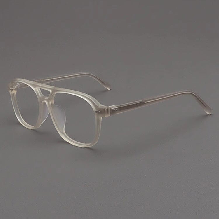 Tirell Retro Aviator Glasses Frame Geometric Frames Southood Matte Yellow