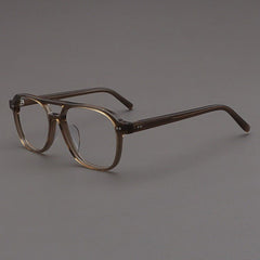 Tirell Retro Aviator Glasses Frame Geometric Frames Southood Olive Green