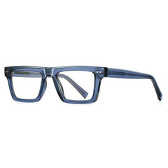 Titus Fashion Square Eyeglasses Frame Rectangle Frames Southood Blue