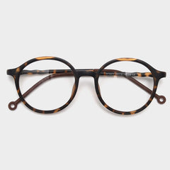 Torrey Round TR90 Vintage Eyeglass Frame Round Frames Southood Leopard