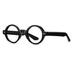 Tyson Vintage TR90 Round Eyeglasses Round Frames Southood Black