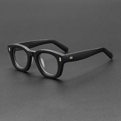 Ugo Vintage Acetate Glasses Frame Oval Frames Southood Matte Black