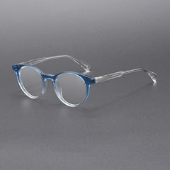 Unai Vintage Acetate Glasses Frame Oval Frames Southood Blue