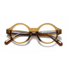Upton Vintage Acetate Frame Round Frames Southood Clear Tea