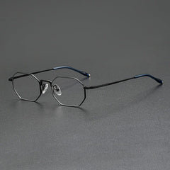 Vargas Vintage Alloy Eyeglasses Frame Geometric Frames Southood Black