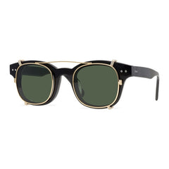 Vayle Acetate Glasses Frame With sunglasses Clips Cat Eye Frames Southood Black Green