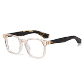 Verke Retro Acetate Glasses Frame Rectangle Frames Southood Champagne Gold