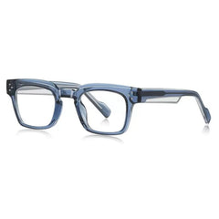 Vince Vintage TR90 Rectangle Eyeglasses Rectangle Frames Southood Clear Blue