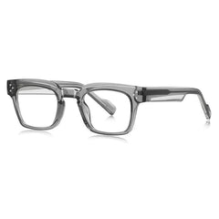 Vince Vintage TR90 Rectangle Eyeglasses Rectangle Frames Southood Clear Gray