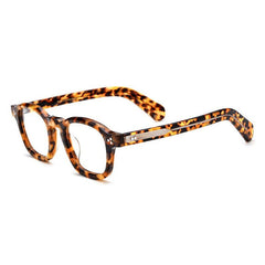 Vozinha Vintage Acetate Eyeglasses Frame Rectangle Frames Southood Leopard
