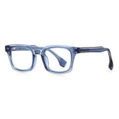 Wain Vintage TR90 Rectangle Eyeglasses Rectangle Frames Southood Blue